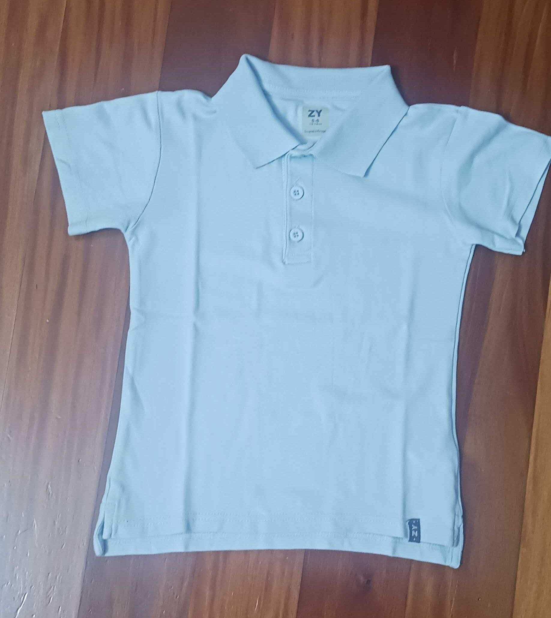 Conjunto de 6 polos para criança - 5/6 anos
