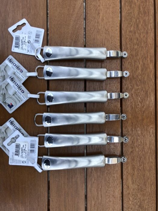 6 Cabos em Inox para utensílios de restauração.
