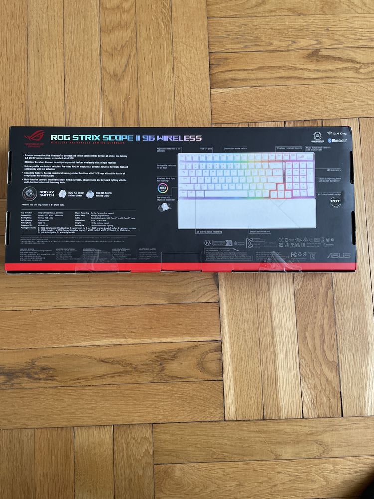 Klawiatura Asus rog strix scope ii 96 wireless