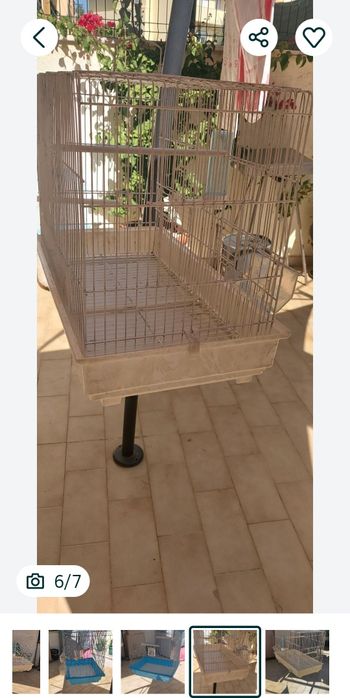 Gaiolas de vários tamanhos