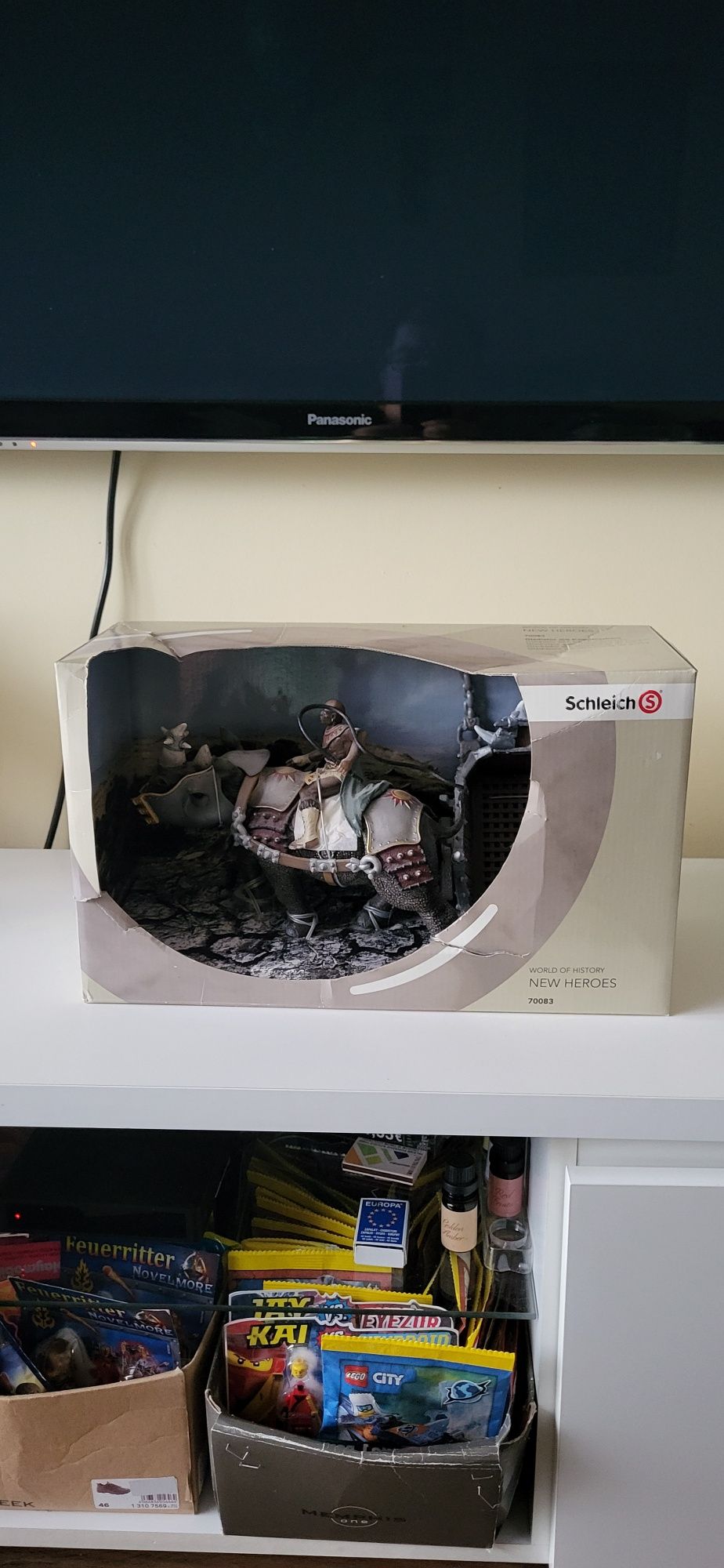 Schleich 70083 Gladiator z nosorożce bojowym plus rydwan nowy zestaw