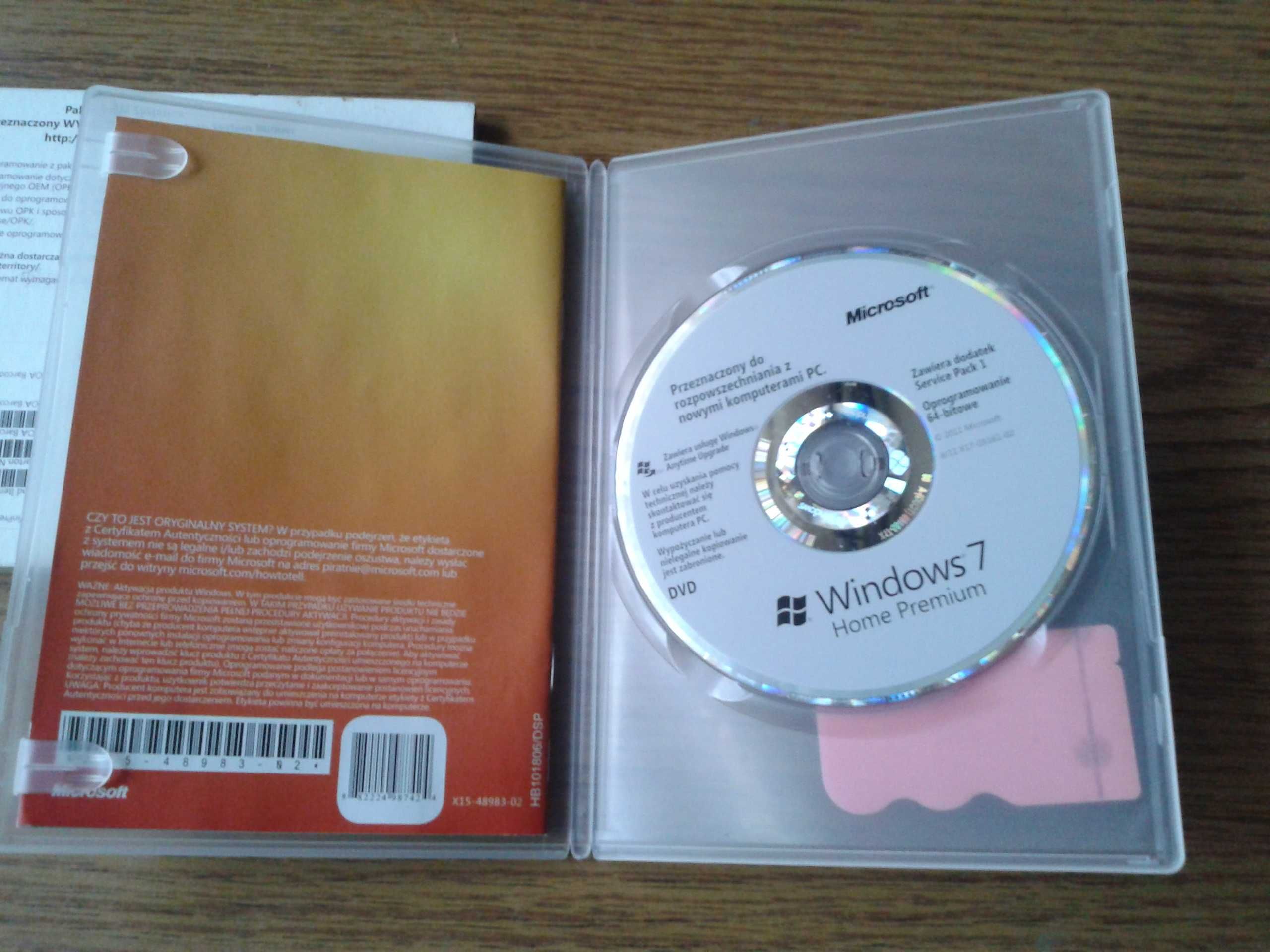 Windows 7 Home Premium 64 bit PL