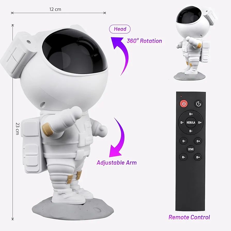 Projektor LED astronauta