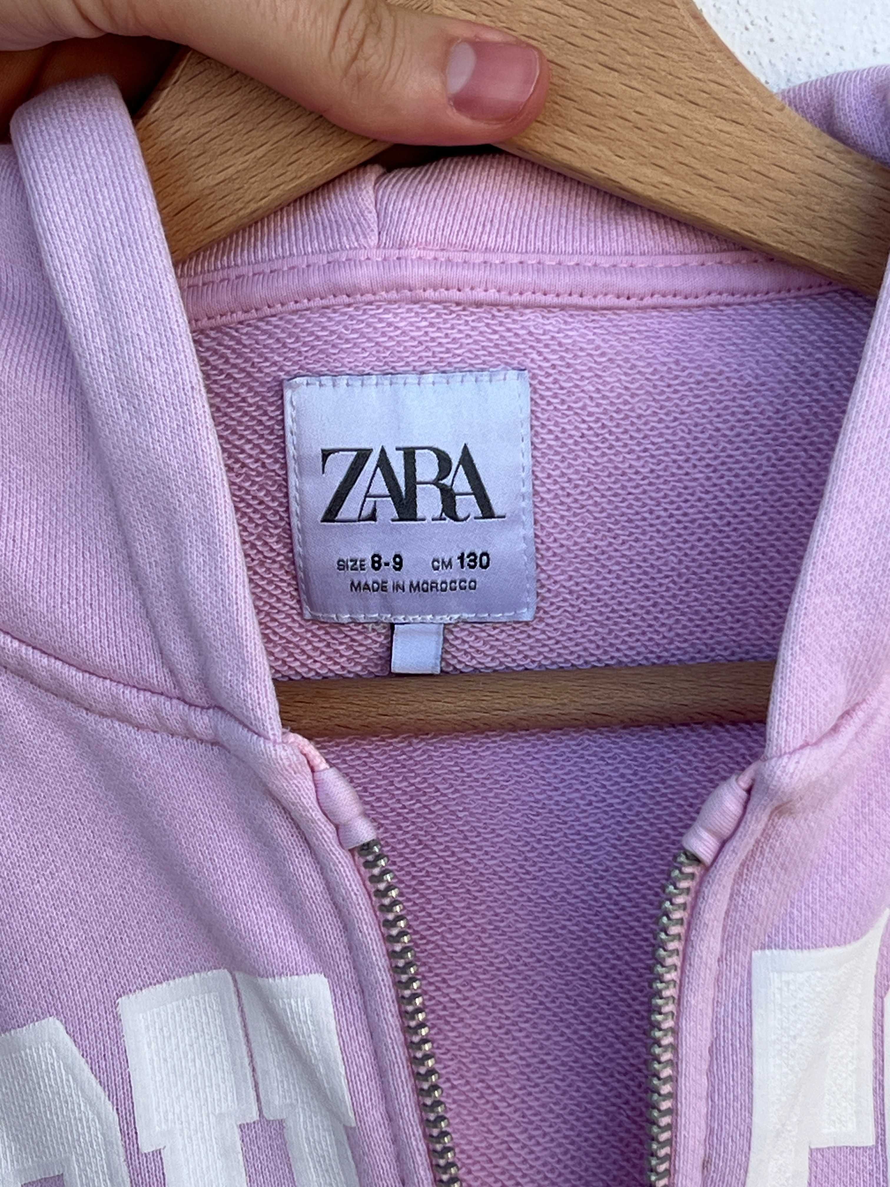 ZARA Sweatshirt Cropped com Capuz “HUGH TOWN” – 8-9 Anos (130 cm)