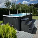 SWIM SPA Basen KONGO z jacuzzi przeciwprąd EUROLINE hydromasaż