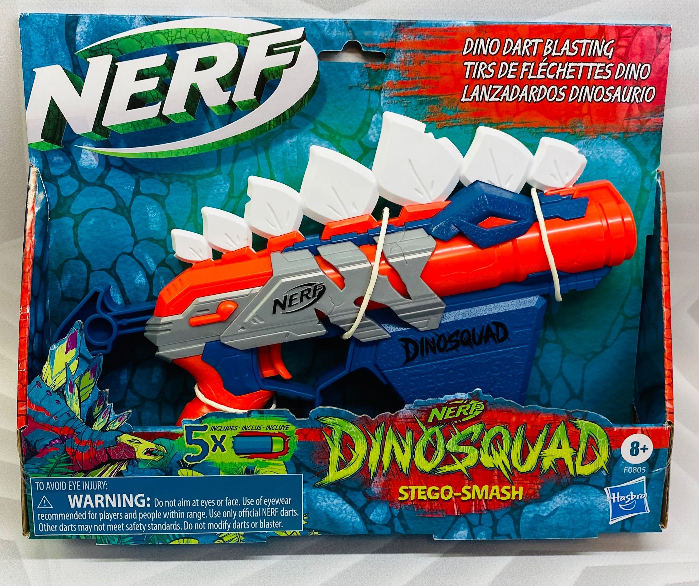 Бластер Нерф динозавр Nerf DinoSquad Stego-Smash