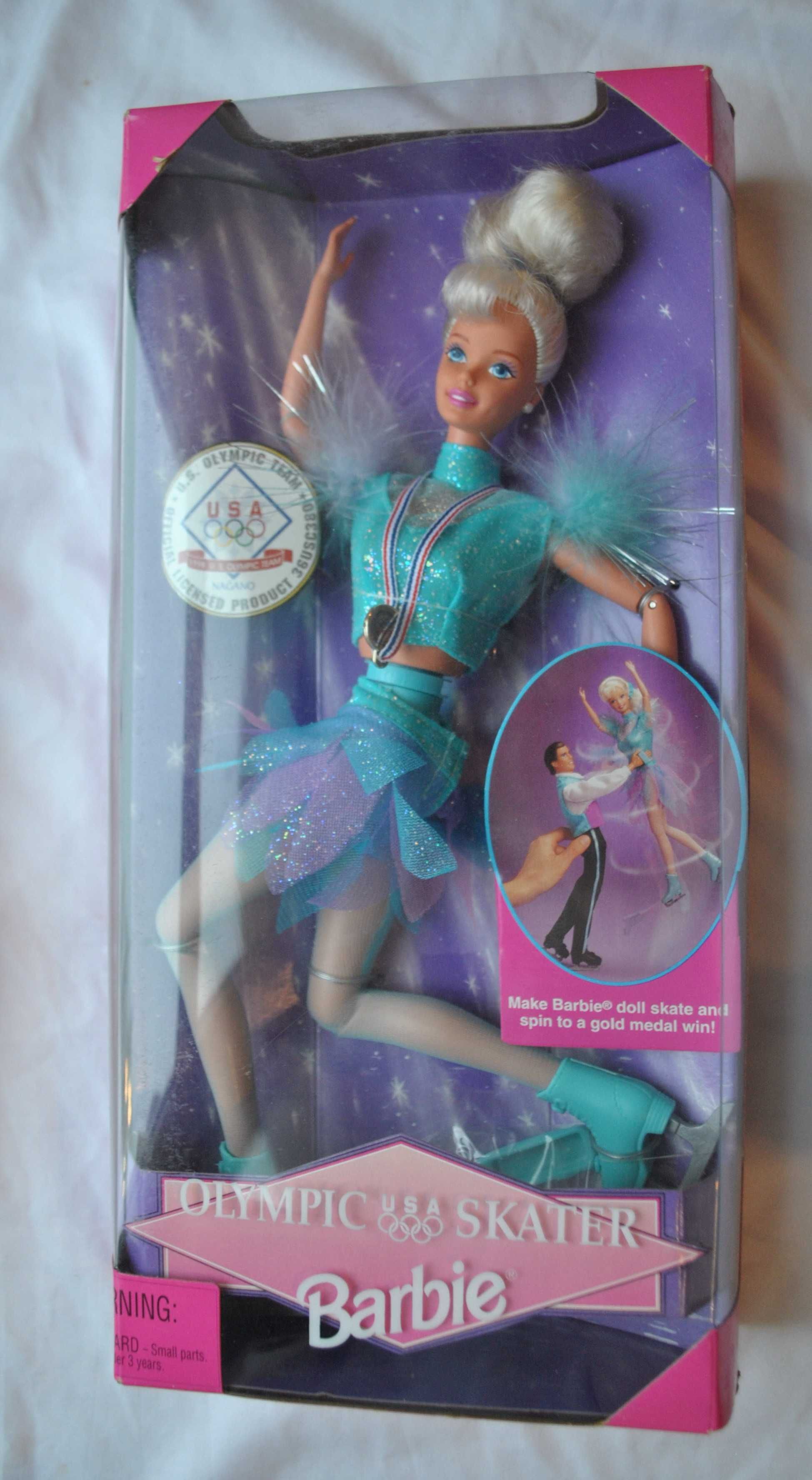 lalka barbie OLYMPIC & SKATER mattel 1997