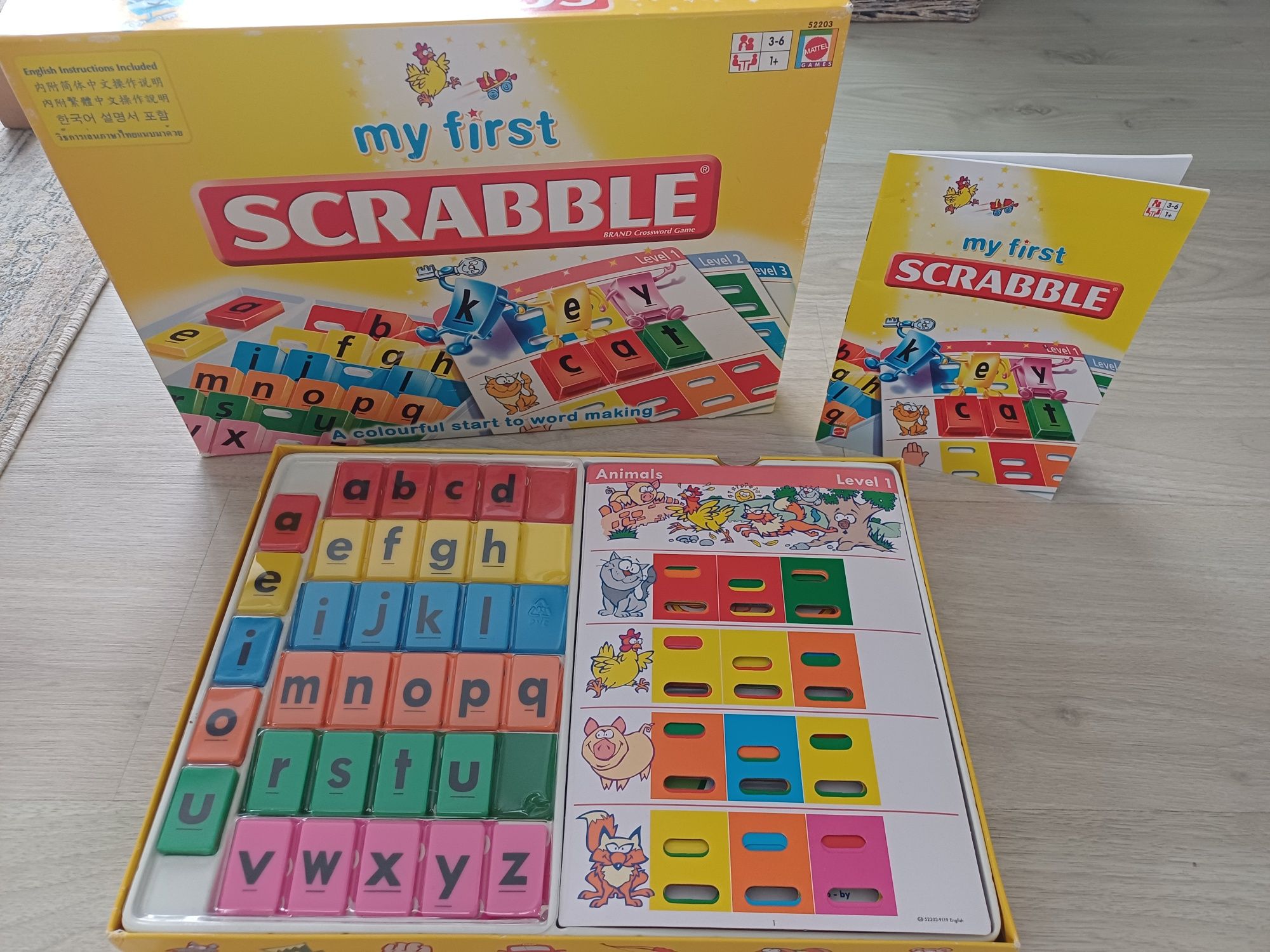 Scrabble do nauki angielskiego + gra karciana Get Set