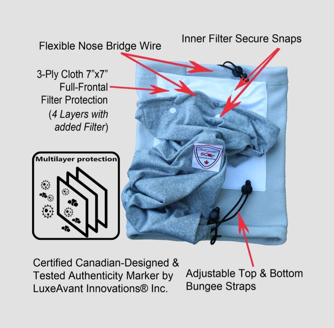 Спортивний БАФФ Slick Gaiter®, підшоломник, балаклава, шарф, маска