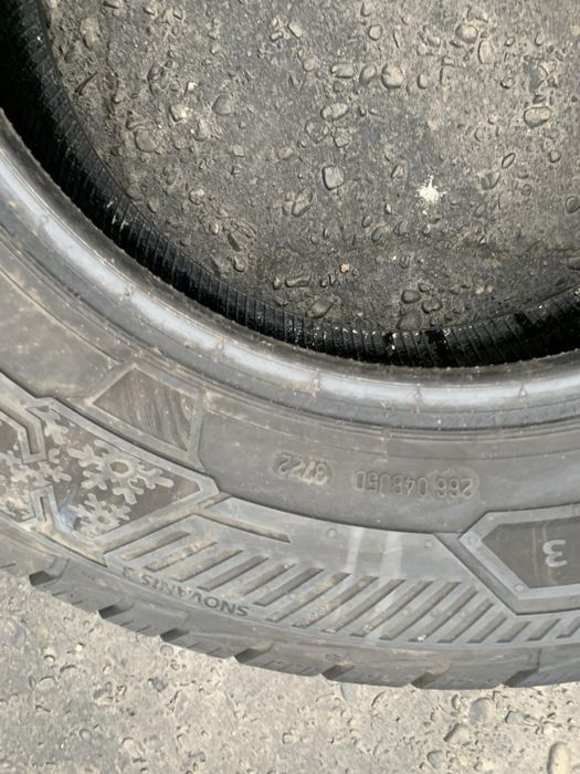 Шини 195/75 R16C пара Barum 6,6мм, зима, 2022р