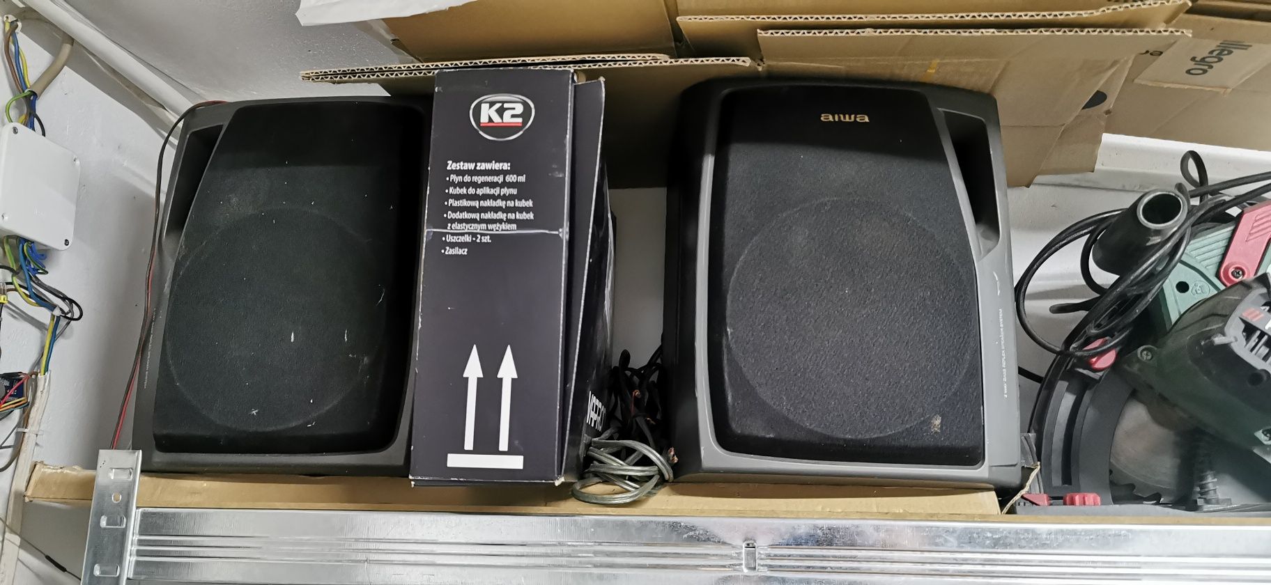 Kolumny do wieży Aiwa, stan techniczny bdb