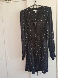 Czarna sukienka ciążowa h&m oversize S