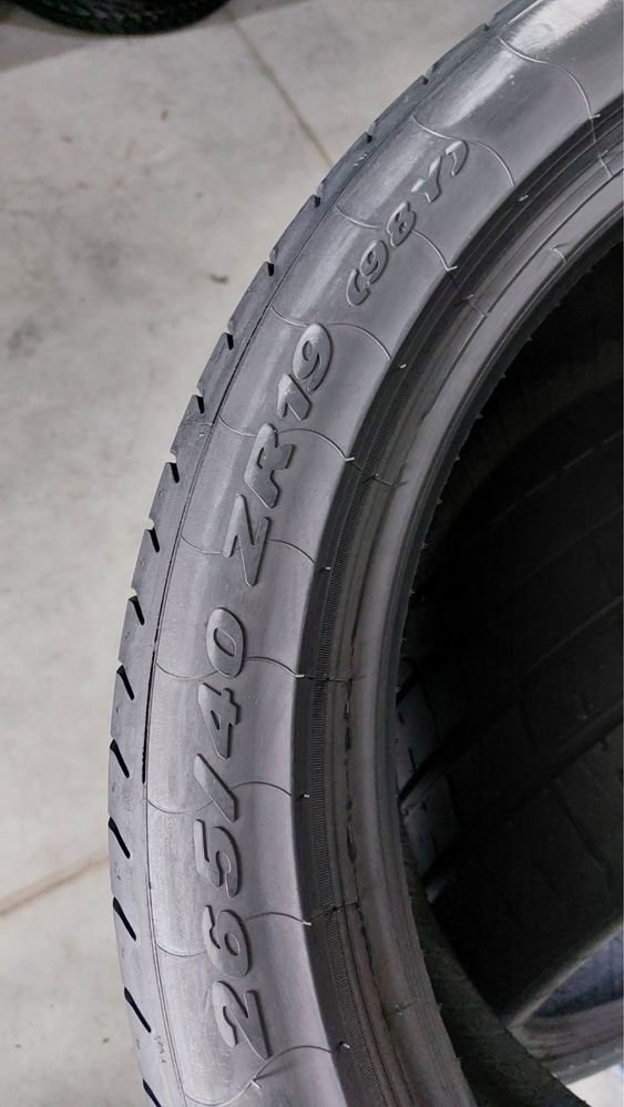 265/40/19 R19 Pirelli PZero TM 2шт новые