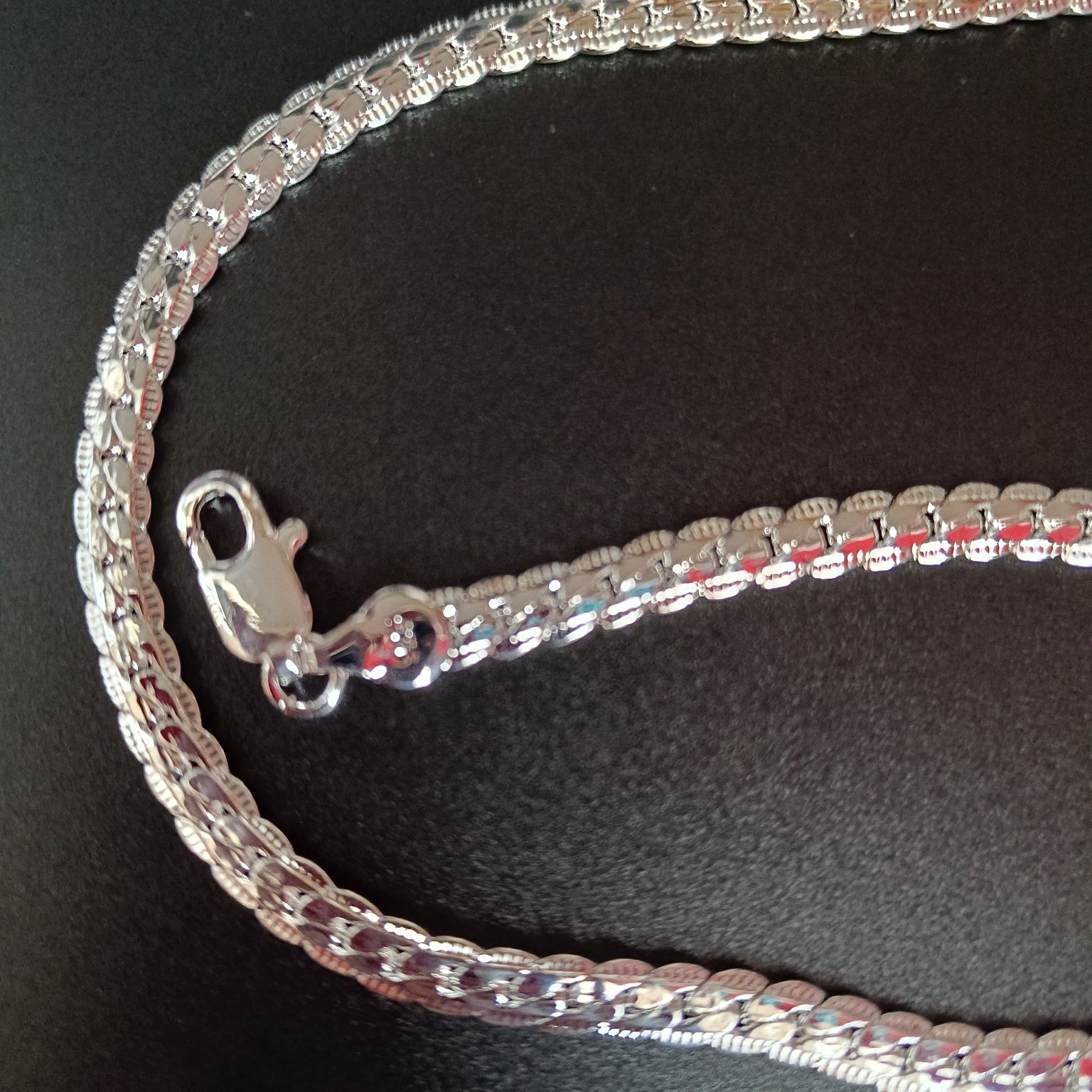 Nowy srebrny łańcuszek 925 ,długość 45 cm