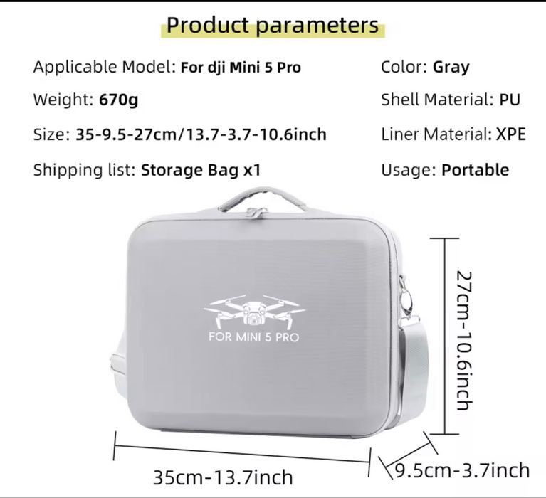 Bolsa para DJI Mini 5 Pro