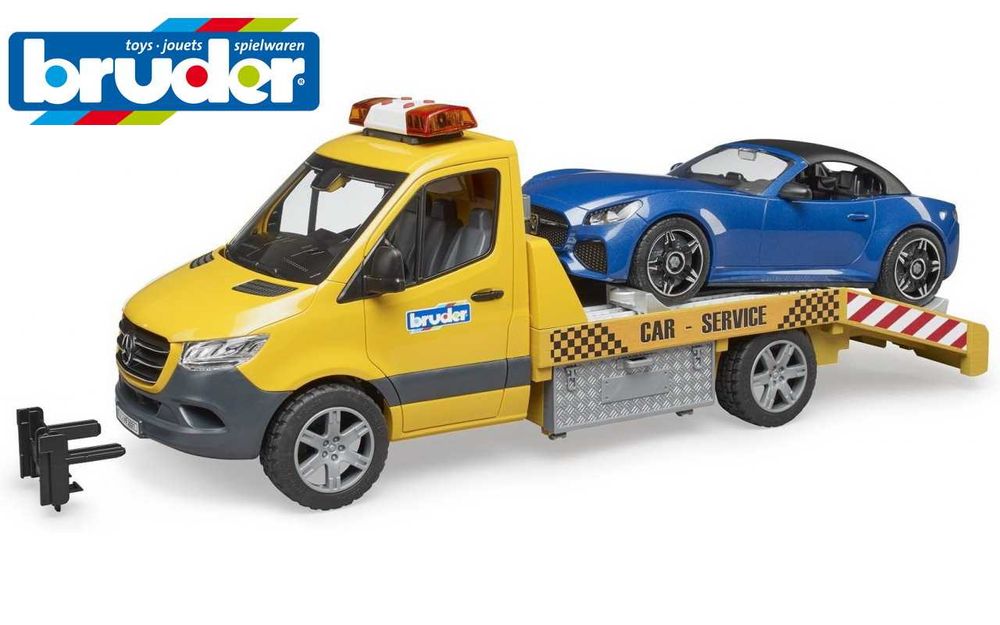 Евакуатор Mercedes Sprinter з родстером, світло та звук Bruder 02675