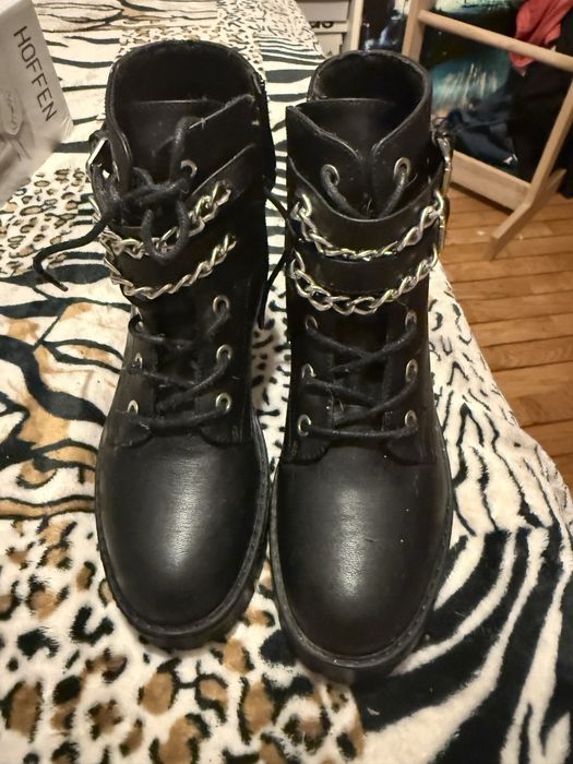 Botas estilo militar