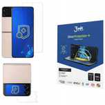 Folia antybakteryjna do Galaxy Z Flip 4 komplet 3MK Silver hydrożelowa