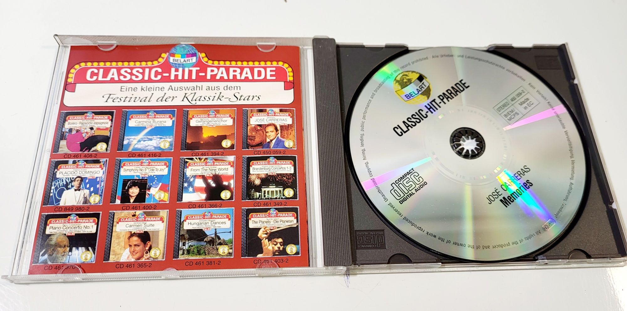 Classic Hit Parade Memories José Carreras o sole mio vol.5 cd