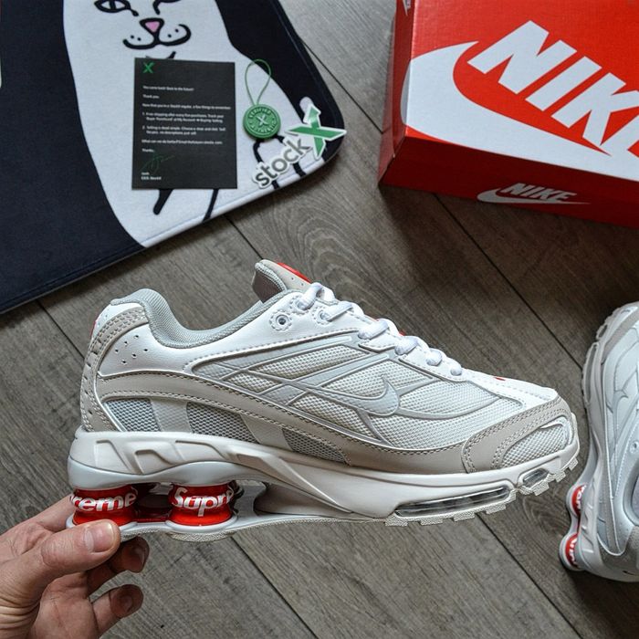 !РОЗПРОДАЖ! Nike x Supreme Shox Ride 2 SP White 40 41 42 43 44 45