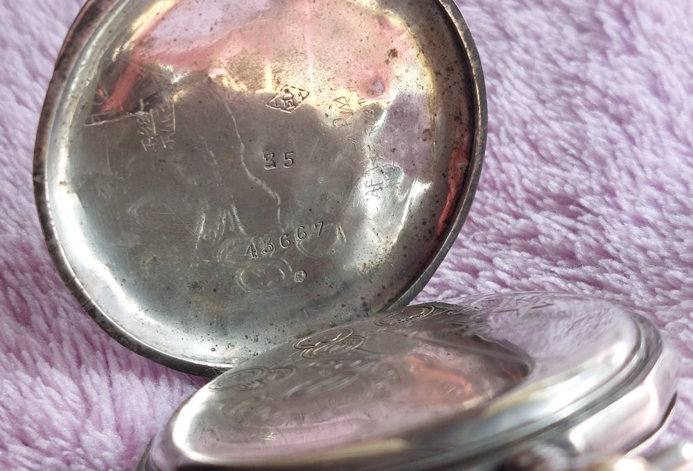 Relogio de bolso Prata "PAX" Swiss Made [42mm]  - 1900