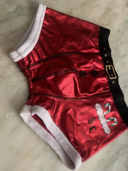 Красные мужские новогодние трусы