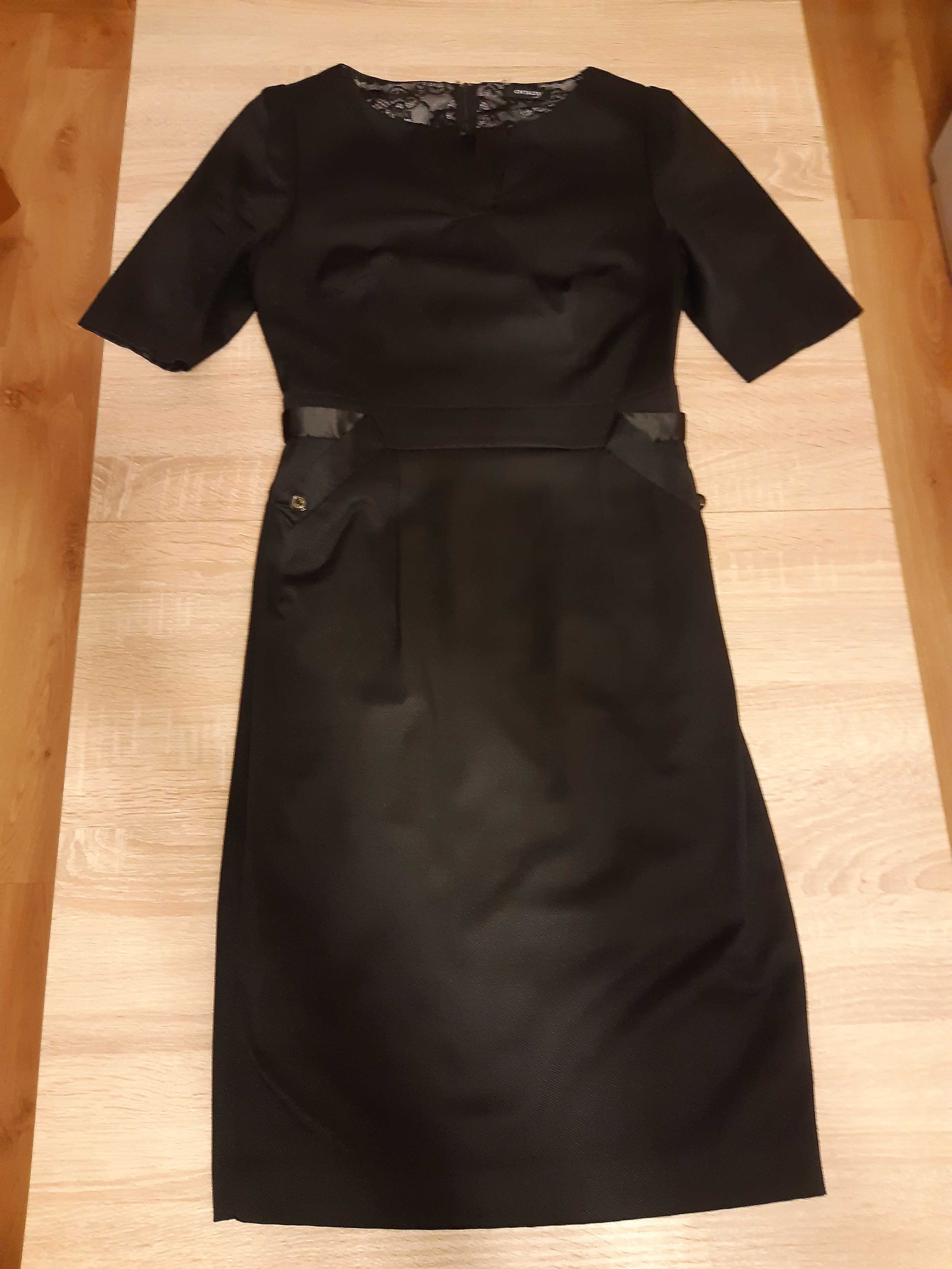 Sukienka damska czarna rozmiar 34