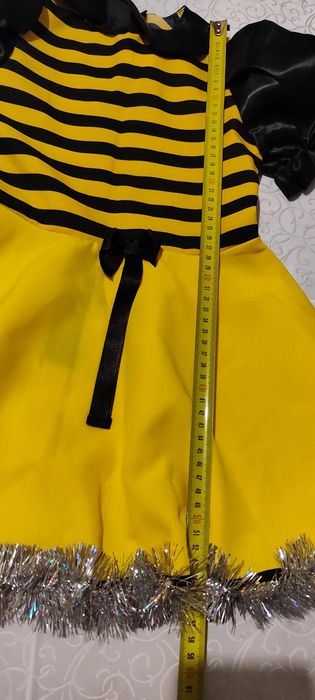 Костюм бджілки, новорічний костюм бджілки на дівчинку 110-116 розміру