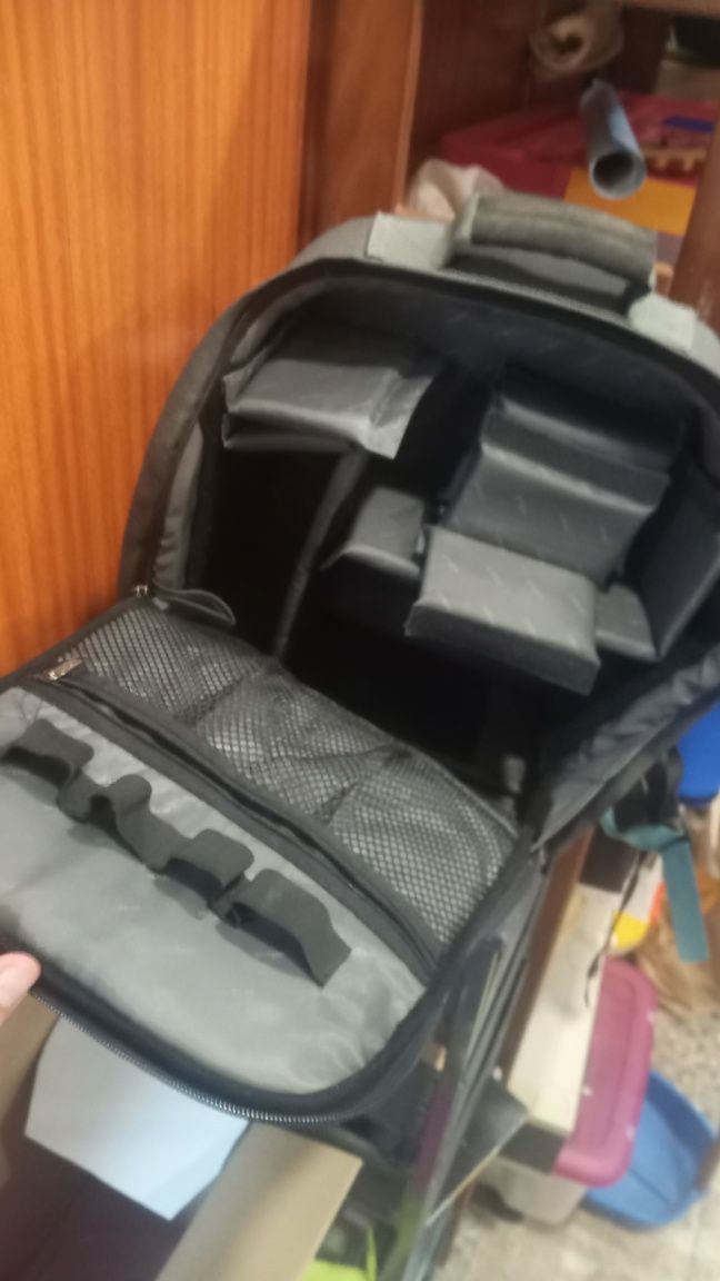 Mochila Mitsai para fotografia com compartimento