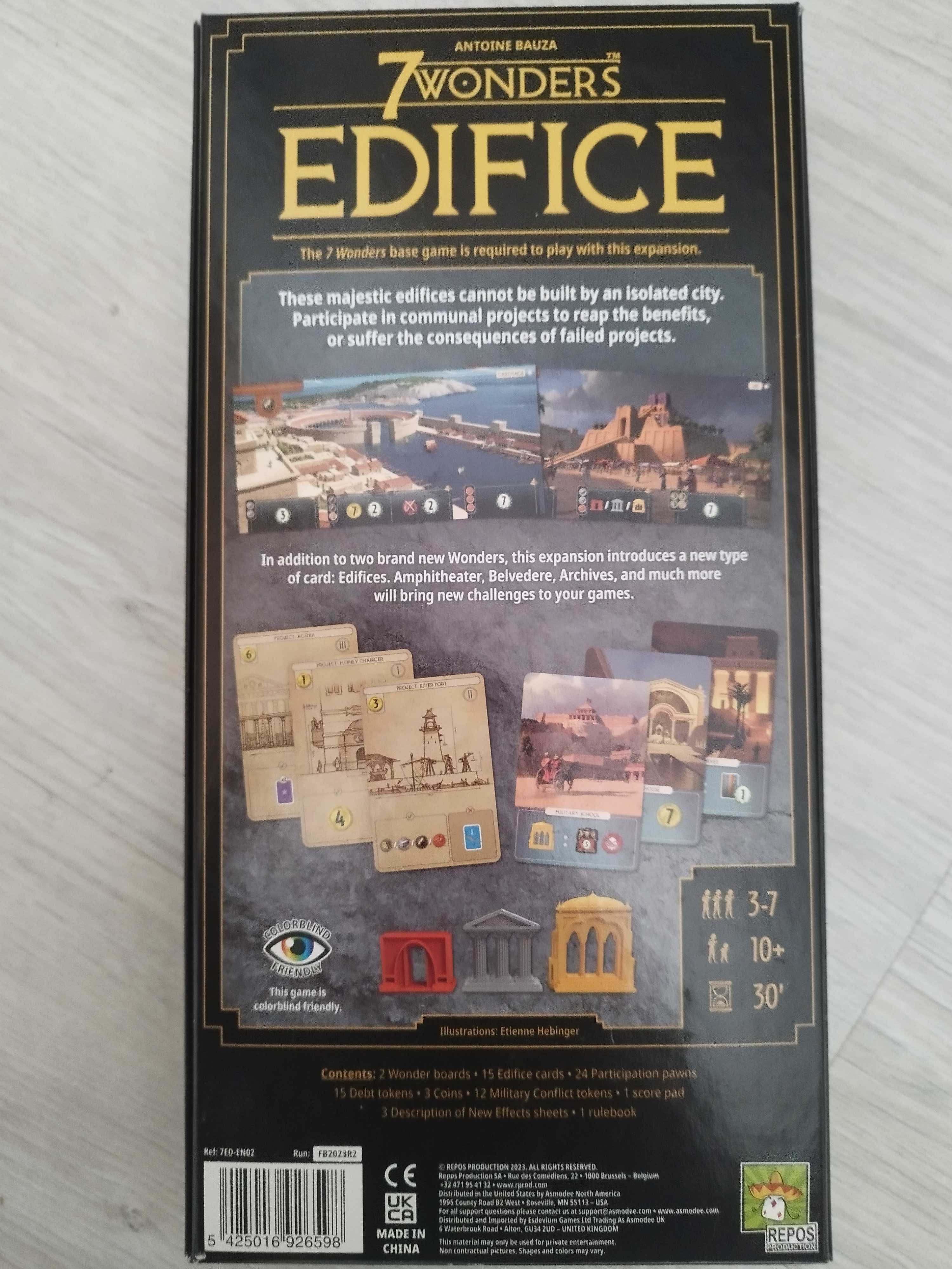 7 Wonders Expansão Edifice