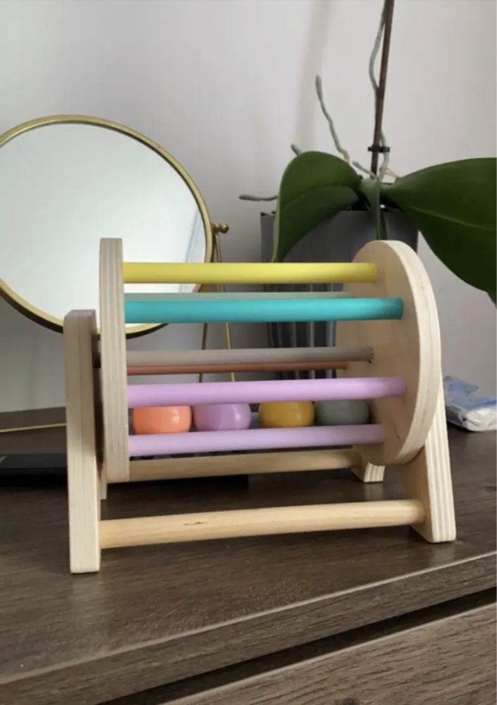 Drewniany tamburyn Montessori