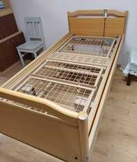 łóżko rehabilitacyjne sterowane elektrycznie