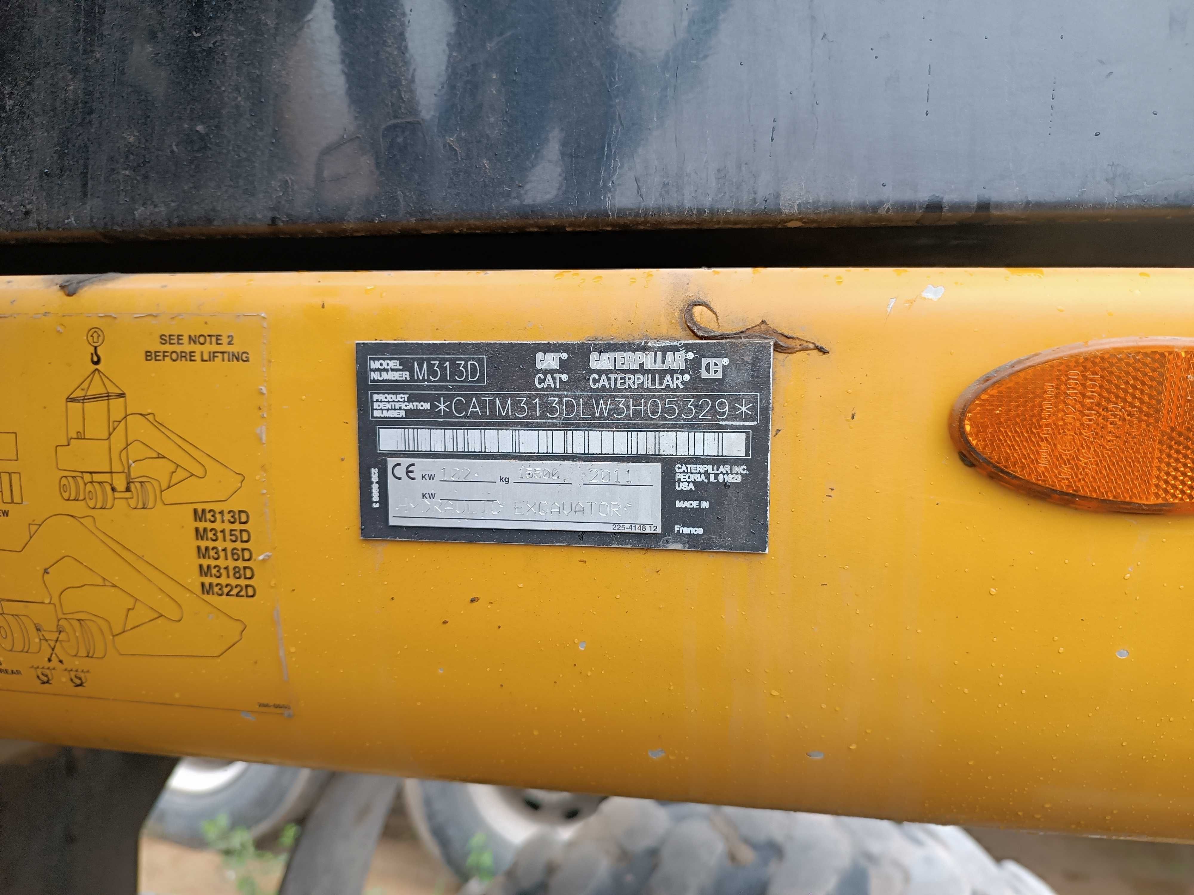 Koparka kołowa CAT PILLAR M313D