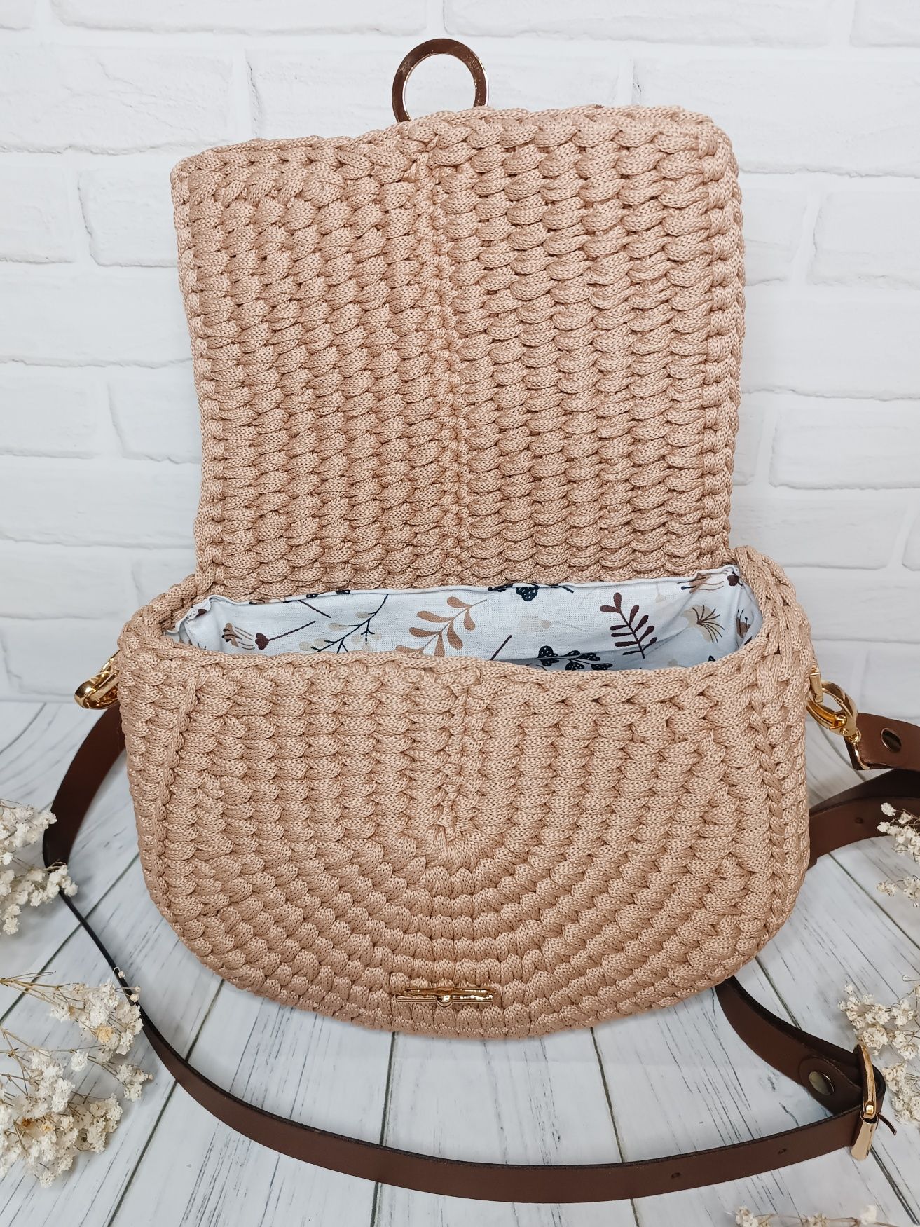 Ana Bag | Torebka szydełkowa ze sznurka | handmade | rękodzieło