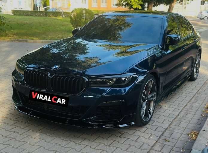 Dokładka Zderzaka Splitter BMW G30 G31 Czarny Połysk / Carbon