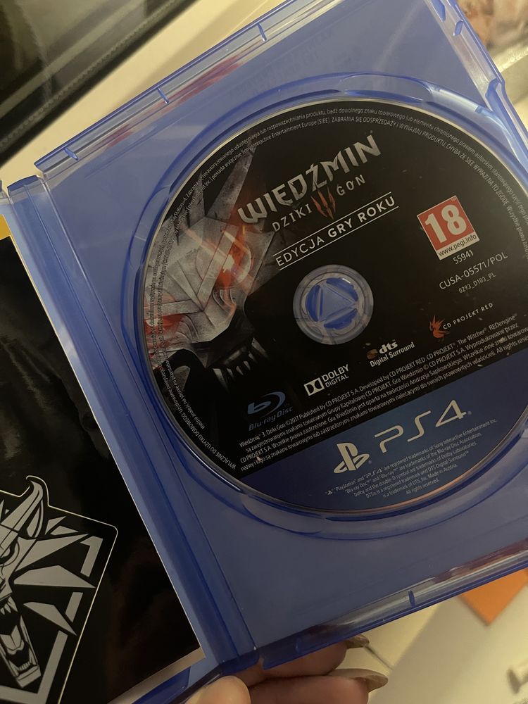 Gra Wiedźmin 3 Dziki Gon Edycja Gry Roku PS4 PlayStation4