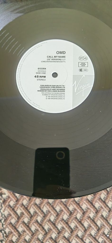 OMD - Call My Name, 12"Maxi singiel winylowy