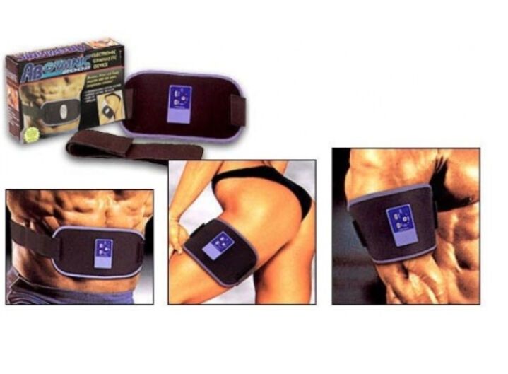 Пояс масажер для схуднення AbGymnik Мультибренд