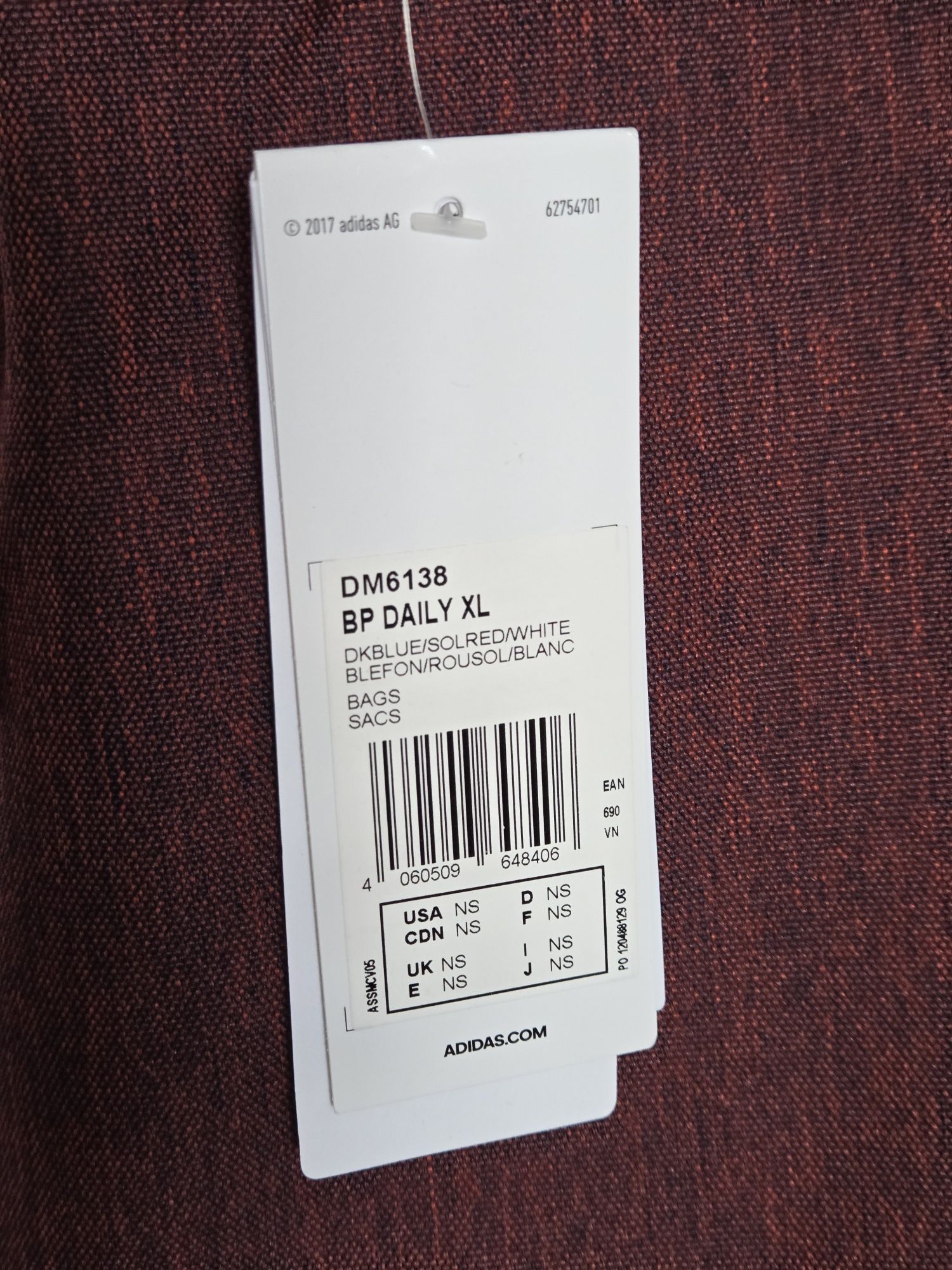 Adidas Plecak sportowy Back Daily XL granatowy (DM6138)