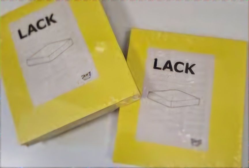 1 szt. NOWA półka Ikea Lack kolor żółty