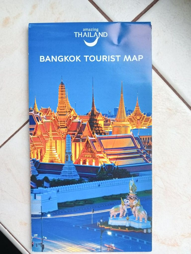 Mapa turystyczna Bangkok