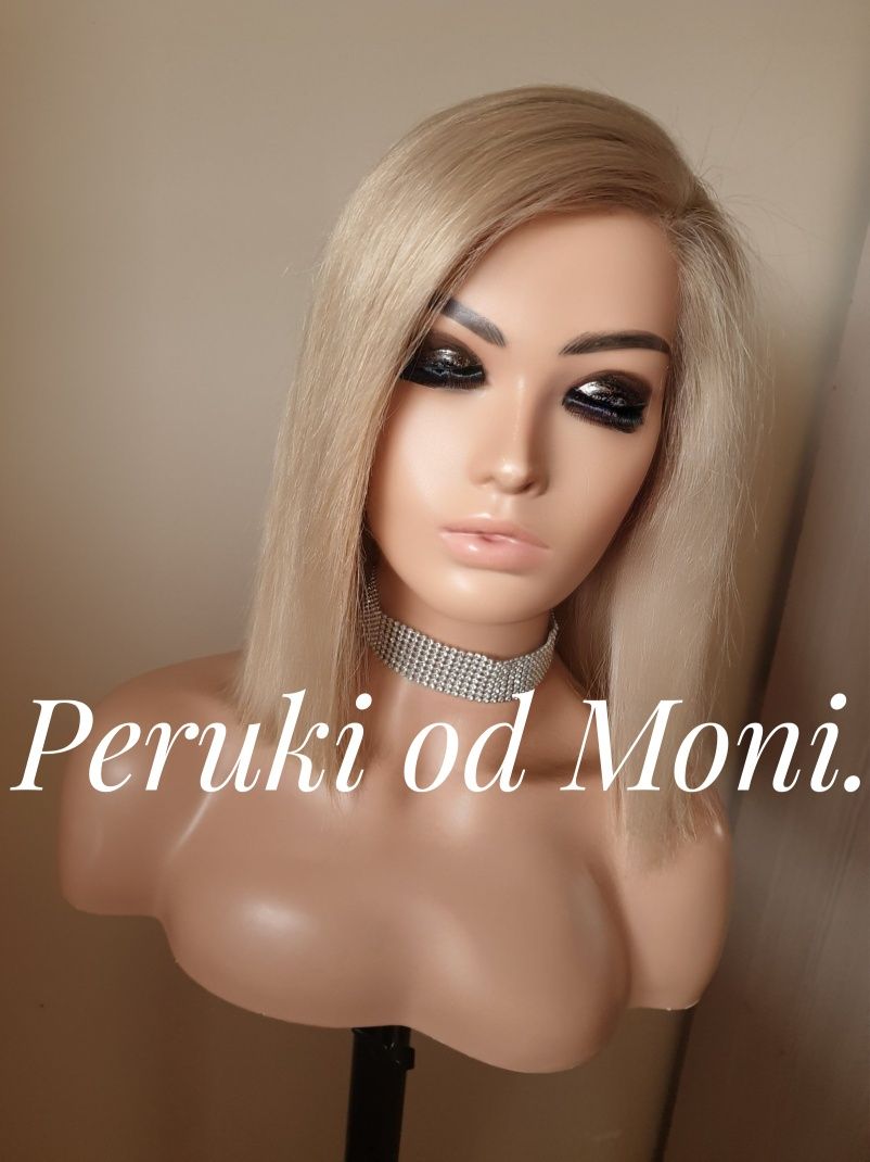 Peruka jasny bezowy blond