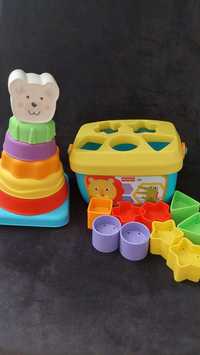 Kolorowe zabawki 5 sztuk (chikko, fisher price)