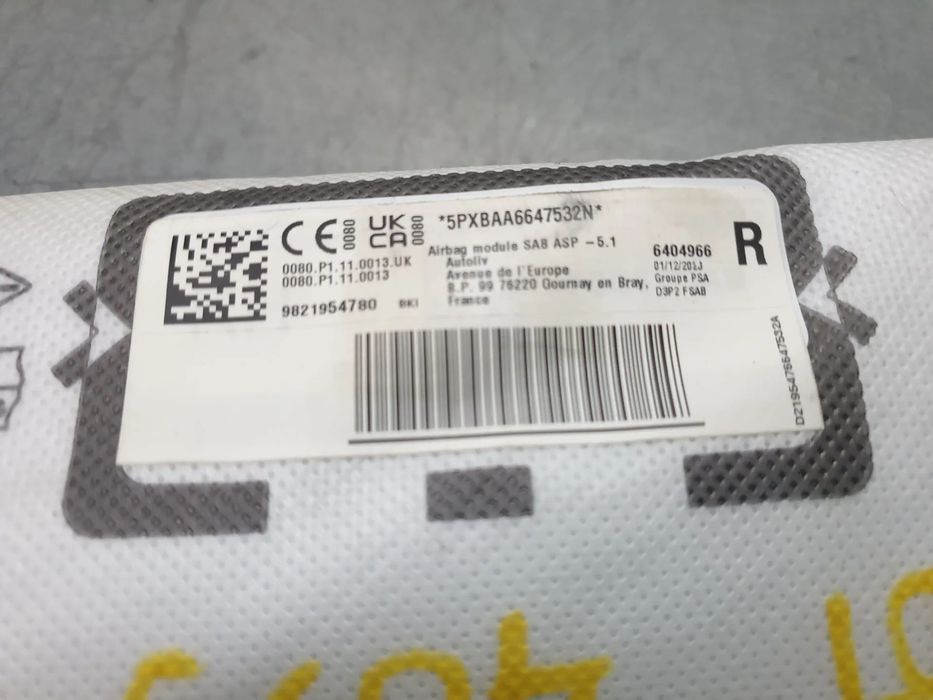 Airbag banco direito PEUGEOT 208 II