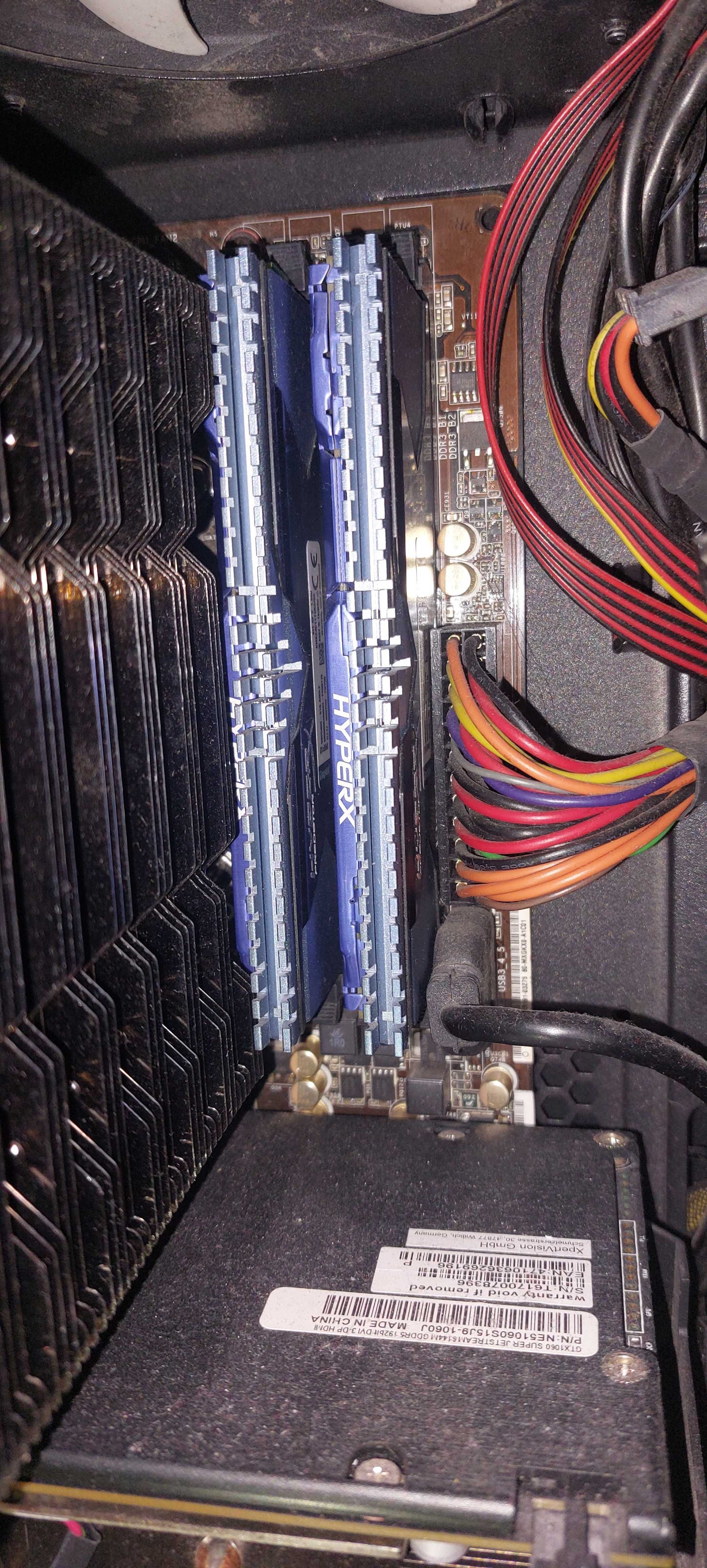 i5-3570k GTX1060 16GB DDR3 MB Z77Extreme4 Thrmaltake 750 Zalman Z3