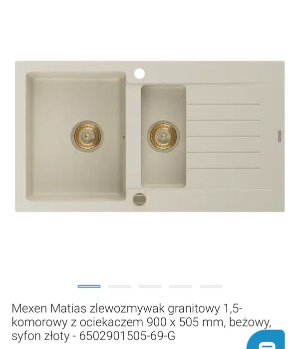 Zlewozmywak granitowy Mexen