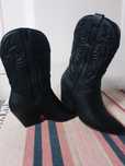 Botas pretas Cowgirl