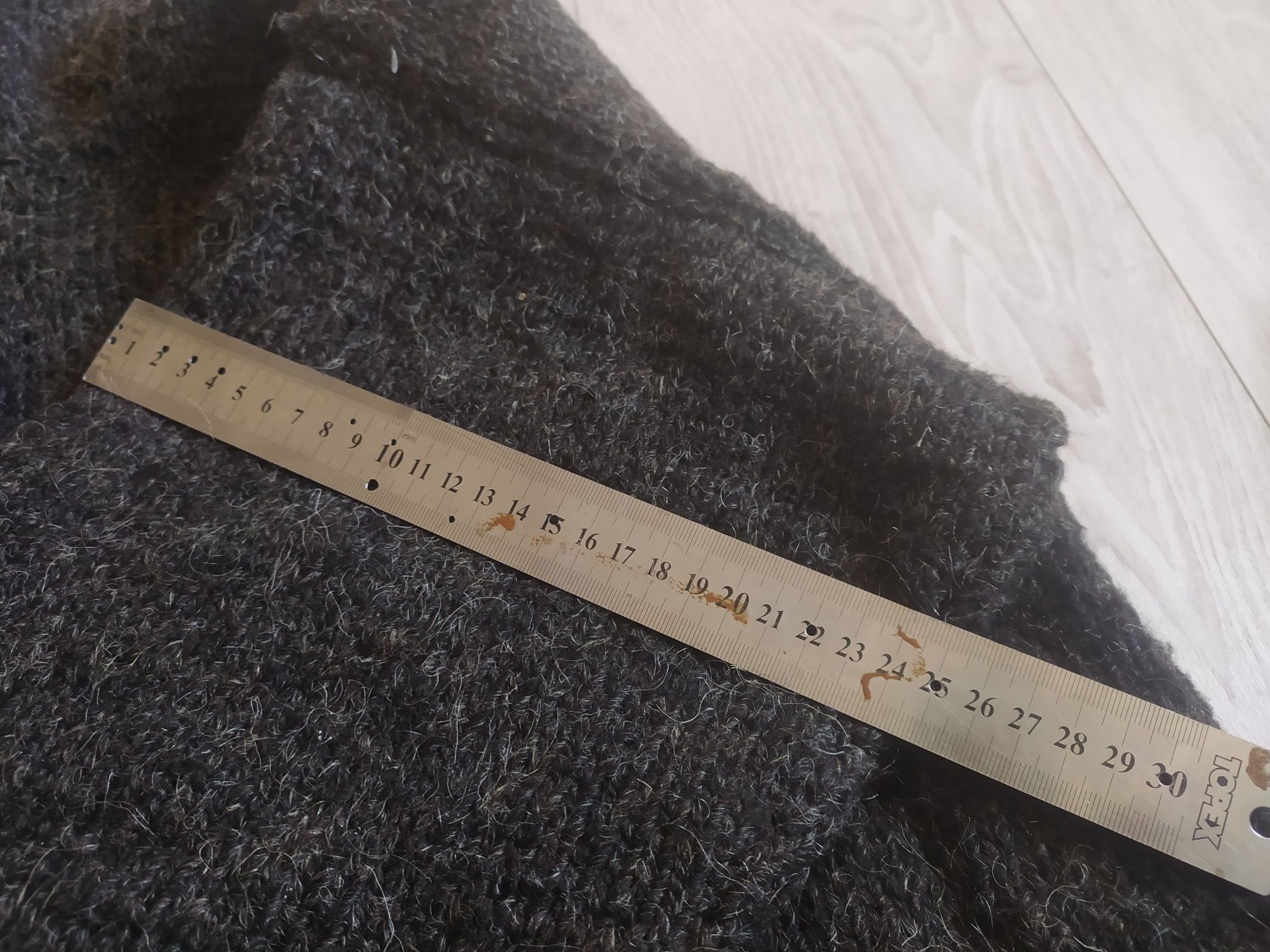 Sweter góralski gruby z kapturem, 100% oryginalna wełna bez dodatków
