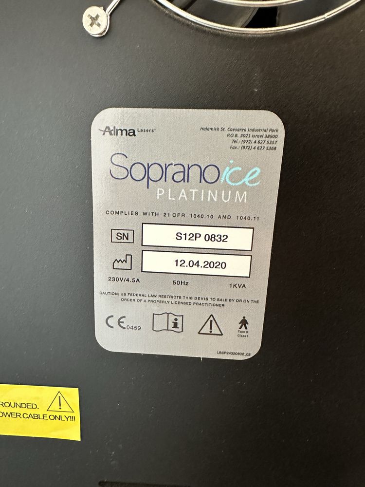 Лазер для епіляції з шикарним запасом ресурсу Soprano Ice Platinum