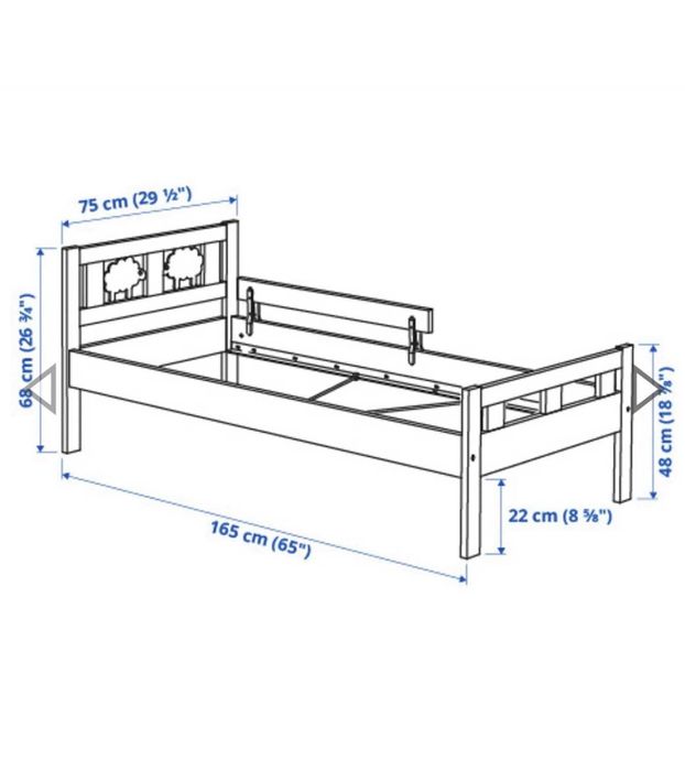 Ліжко Ikea kritter